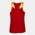 Camiseta de Running Joma Record II Tirantes Mujer Rojo Amarillo
