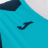 Camiseta de Running Joma Record II Manga Corta Mujer Turquesa Flúor Marino