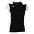 Camiseta de Running Joma Record II Manga Corta Mujer Negro Blanco