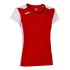Camiseta de Running Joma Record II Manga Corta Mujer Rojo Blanco