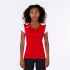 Camiseta de Running Joma Record II Manga Corta Mujer Rojo Blanco