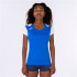 Camiseta de Running Joma Record II Manga Corta Mujer Royal Blanco