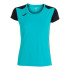 Camiseta de Running Joma Record II Manga Corta Mujer Turquesa Negro