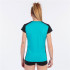 Camiseta de Running Joma Record II Manga Corta Mujer Turquesa Negro
