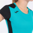 Camiseta de Running Joma Record II Manga Corta Mujer Turquesa Negro