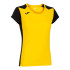 Camiseta de Running Joma Record II Manga Corta Mujer Amarillo Negro
