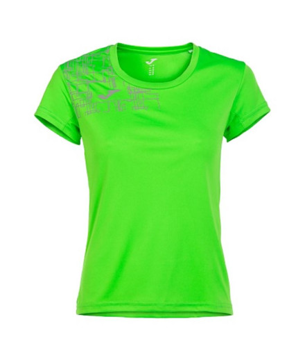 Camiseta de Running Joma Elite VIII Mujer Verde Flúor