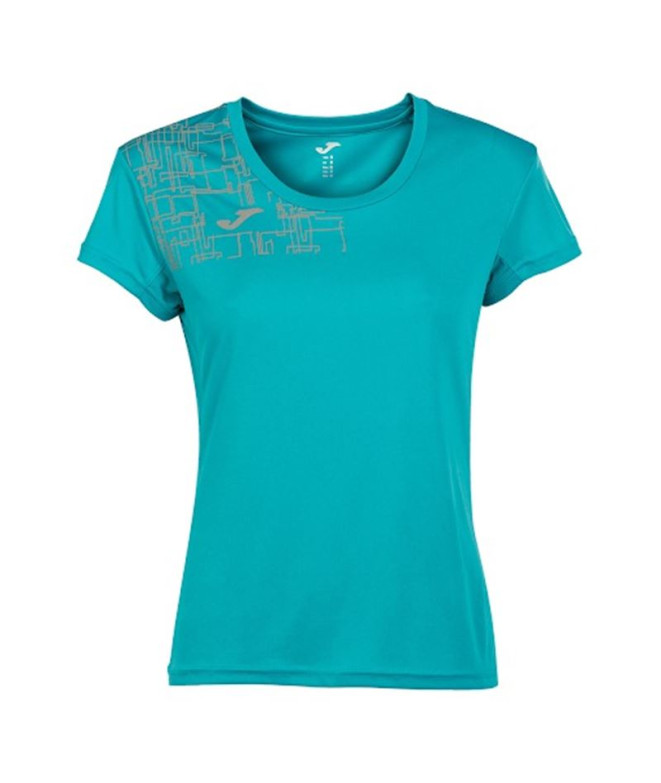 Camiseta de Running Joma Elite VIII Mujer Turquesa