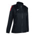 Chubasquero Joma Trivor Mujer Negro Rojo