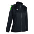 Chubasquero Joma Trivor Mujer Negro Verde Fluor