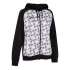 Chaqueta Joma Supernova III Con Capucha Mujer/Niña Negro Blanco