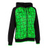 Chaqueta Joma Supernova III Con Capucha Mujer/Niña Negro Verde Flúor