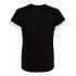 Camiseta Joma Supernova III Manga Corta Mujer/Niña Negro Blanco