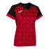 Camiseta Joma Supernova III Manga Corta Mujer/Niña Negro Rojo