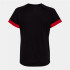 Camiseta Joma Supernova III Manga Corta Mujer/Niña Negro Rojo