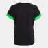 Camiseta Joma Supernova III Manga Corta Mujer/Niña Negro Verde Flúor