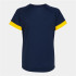 Camiseta Joma Supernova III Manga Corta Mujer/Niña Marino Amarillo