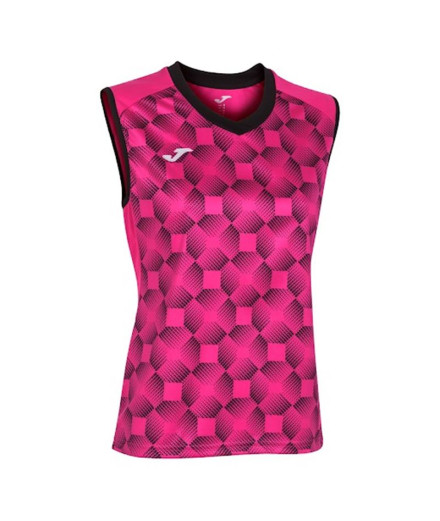 Camiseta Joma Supernova IIII Sin Mangas Mujer Rosa Flúor...