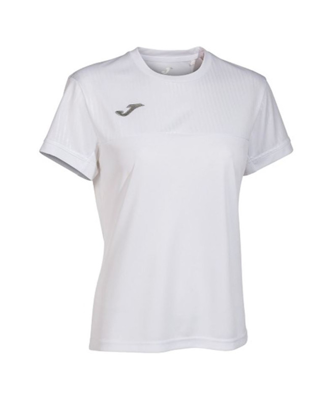 Camiseta Joma Montreal Manga Corta Mujer Blanco