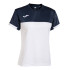 Camiseta Joma Montreal Manga Corta Mujer Blanco Marino