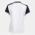 Camiseta Joma Montreal Manga Corta Mujer Blanco Marino