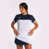 Camiseta Joma Montreal Manga Corta Mujer Blanco Marino