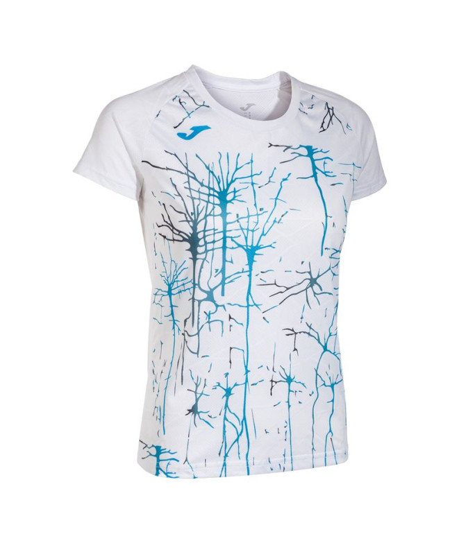 Camiseta Manga Corta Joma Elite IX Mujer Blanco