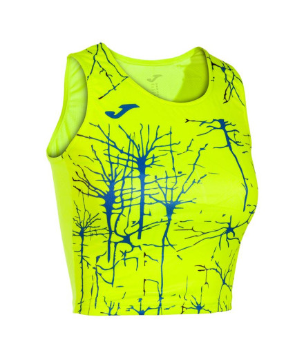 Top Joma Elite IX Mujer Amarillo Flúor