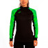 Sudadera Joma Elite IX Mujer Negro Verde Flúor