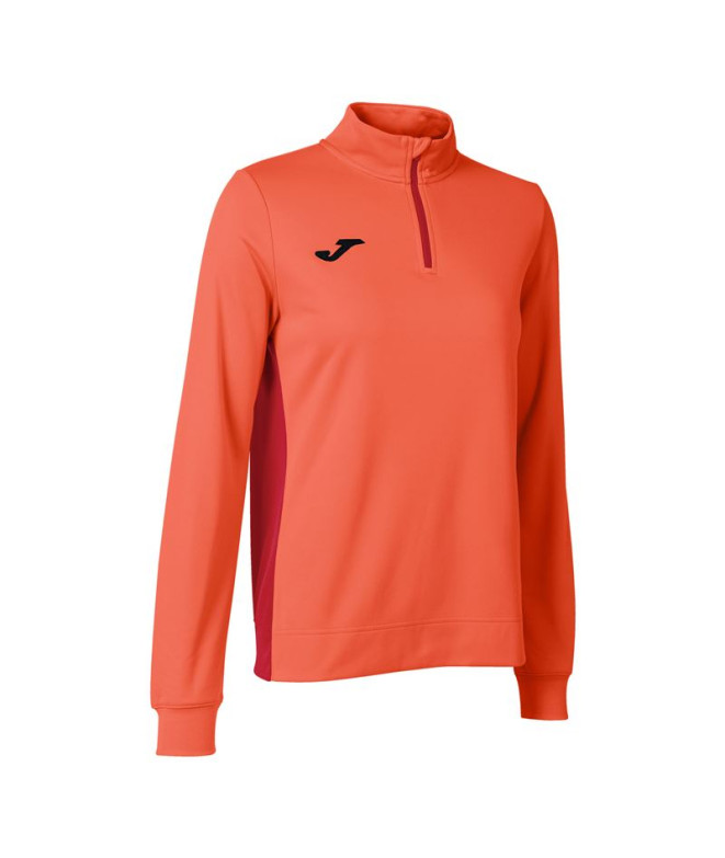 Sudadera Joma Winner II Mujer Naranja Flúor