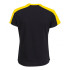 Camiseta Manga Corta Joma Eco Championship Mujer Negro Amarillo