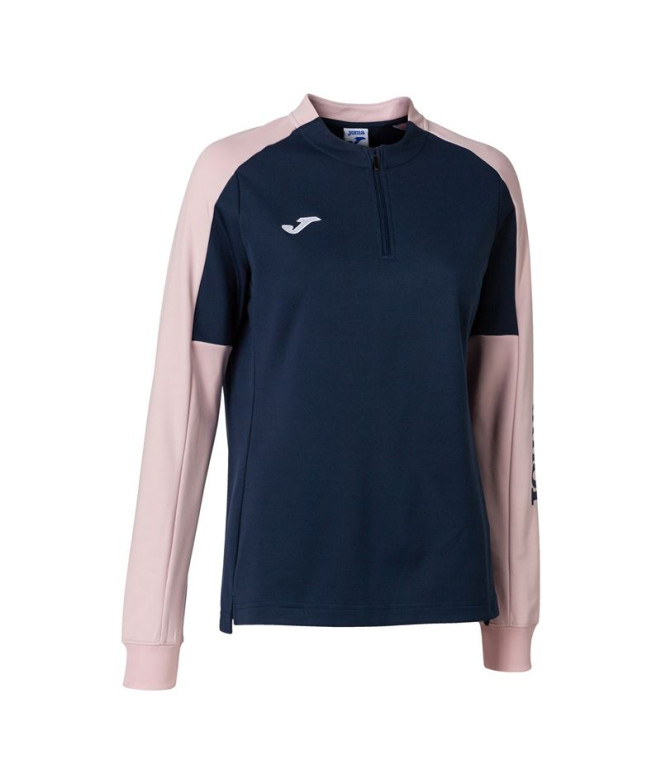 Sudadera Joma Eco Championship Mujer Marino Rosa