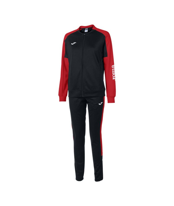 Chándal Joma Eco Championship Mujer Negro Rojo