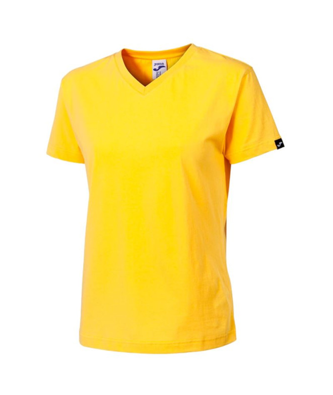 Camiseta Manga Corta Joma Desert Mujer Amarillo