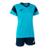 Conjunto de Futbol Joma Phoenix Mujer Turquesa Flúor Marino