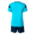 Conjunto de Futbol Joma Phoenix Mujer Turquesa Flúor Marino