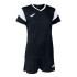 Conjunto de Fútbol Joma Phoenix Mujer Negro Blanco