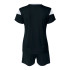 Conjunto de Fútbol Joma Phoenix Mujer Negro Blanco