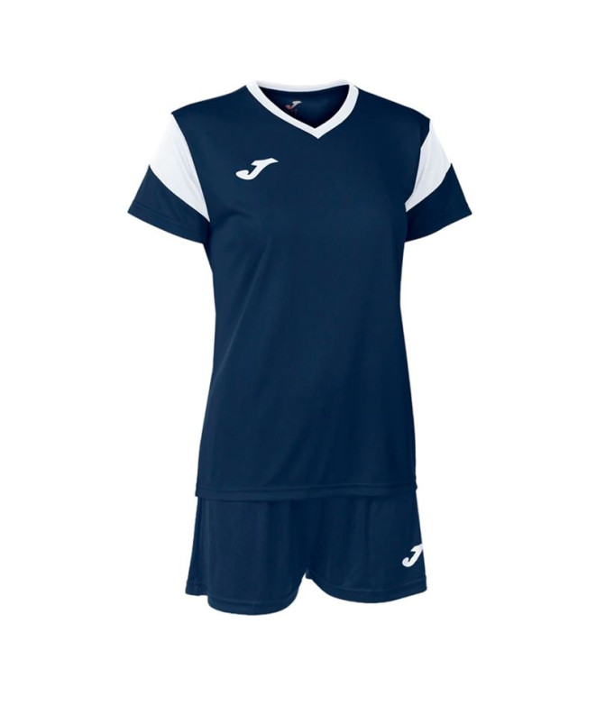 Conjunto de Fútbol Joma Phoenix Mujer Marino...