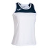 Camiseta de Tenis Joma Tirantes Montreal Mujer Blanco Marino