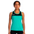 Camiseta de Tenis Joma Tirantes Montreal Mujer Verde Negro