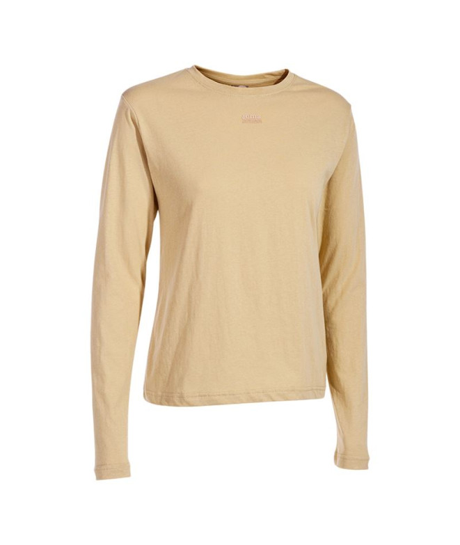 Camiseta Joma Manga Larga Daphne Mujer Beige