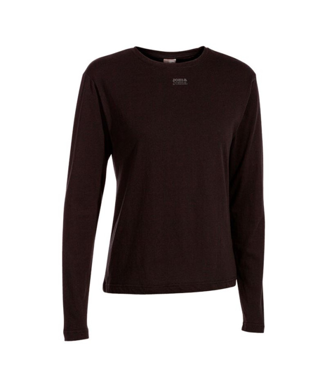Camiseta Joma Manga Larga Daphne Mujer Negro