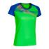 Camiseta de Running Joma Manga Corta Elite X Verde Fluor Royal Niña