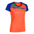 Camiseta de Running Joma Manga Corta Elite X Coral Fluor Royal Niña