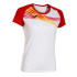 Camiseta de Running Joma Manga Corta Elite X Blanco Rojo Niña