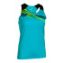 Camiseta de Running Joma Tirantes Elite X Turquesa Flúor Negro Niña