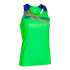 Camiseta de Running Joma Tirantes Elite X Verde Fluor Royal Niña