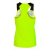 Camiseta de Running Joma Tirantes Elite X Amarillo Fluor Negro Niña