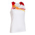 Camiseta de Running Joma Tirantes Elite X Blanco Rojo Niña
